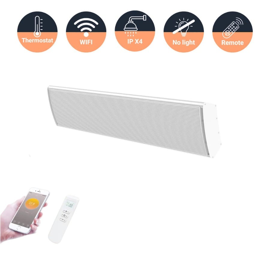 OstuniHeatbar-2400W-witmetwifienafstandsbediening