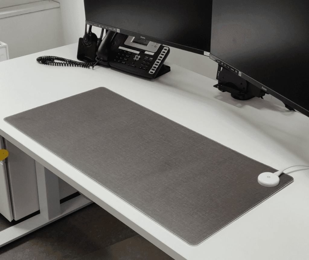 verwarmde bureaumat